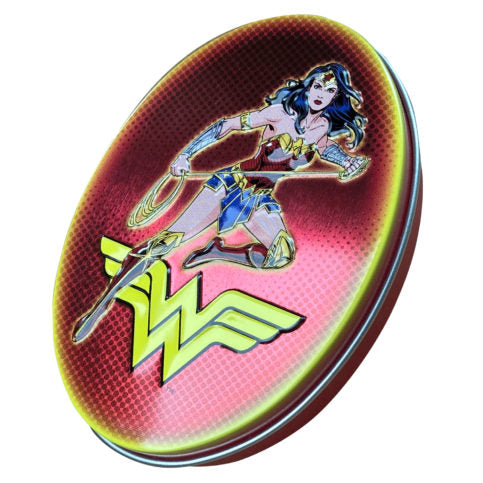 DC Comics - Wonder Woman Metal Tin - Sour Strawberry Candy