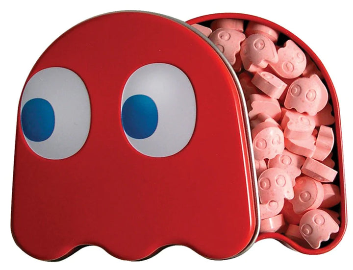 Pacman - Blinky Ghost Metal Tin - Sour Cherry Candy